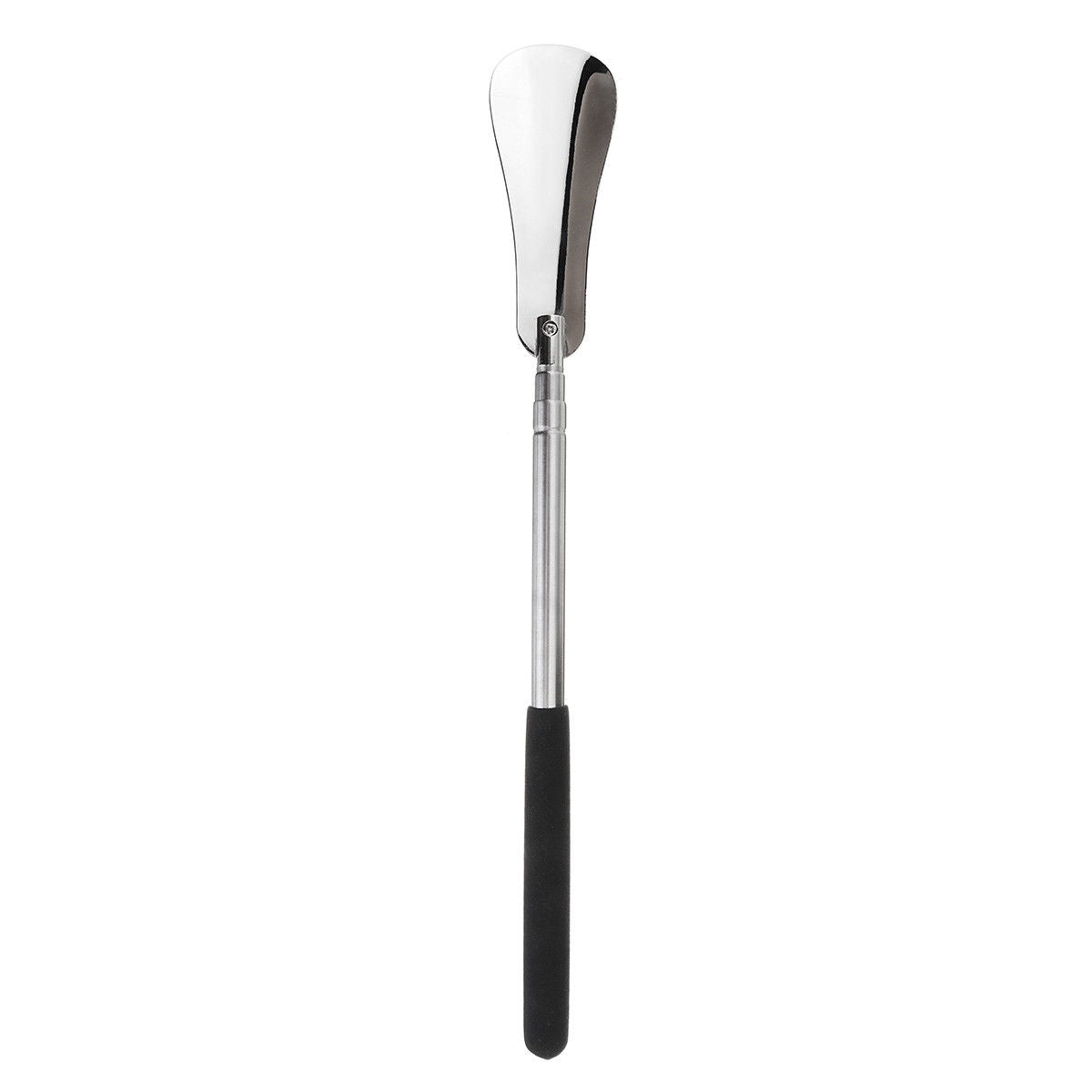 Extra Long Stainless Steel Shoe Horn with Retractable Design