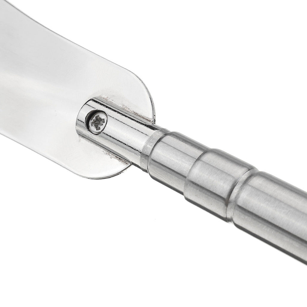 Extra Long Stainless Steel Shoe Horn with Retractable Design
