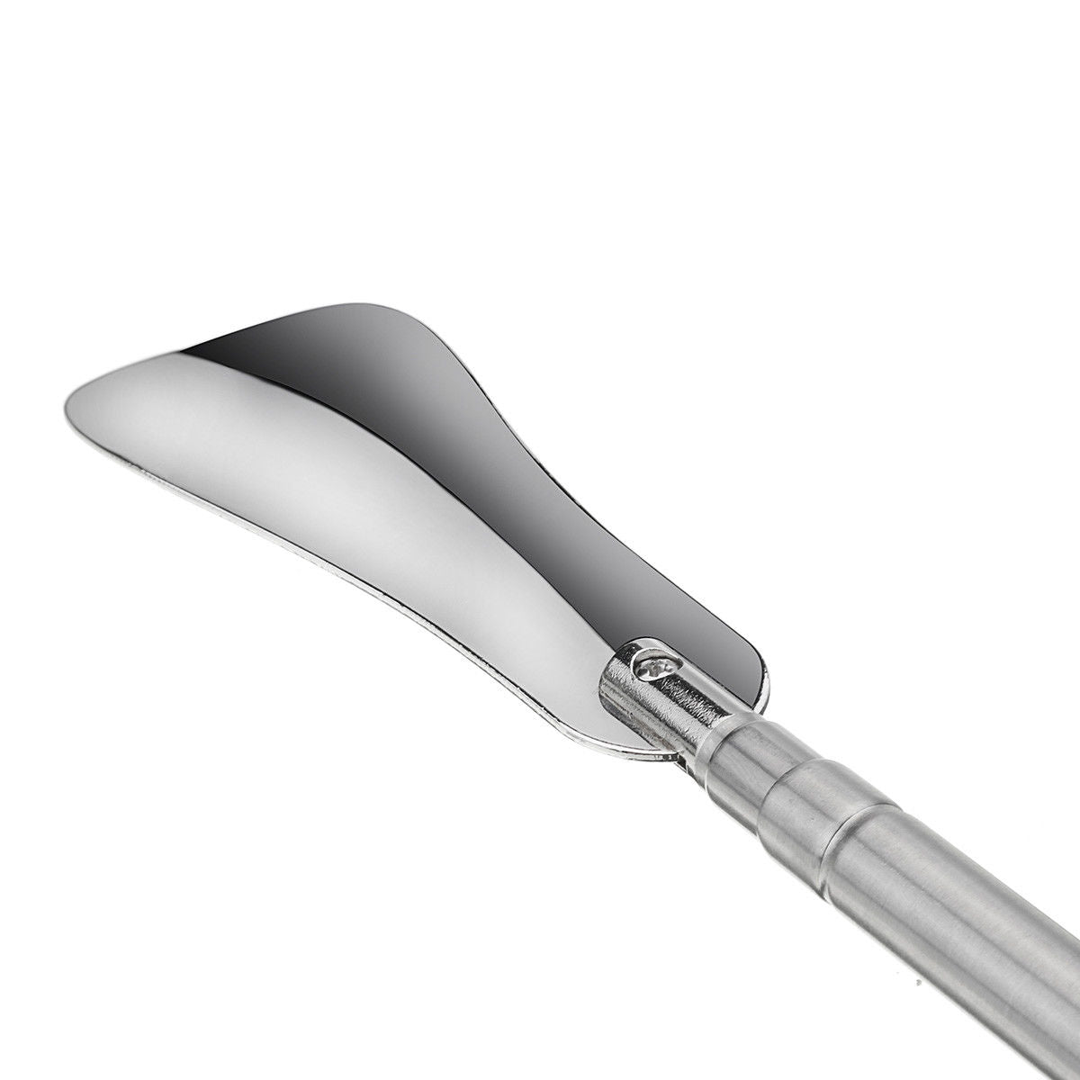 Extra Long Stainless Steel Shoe Horn with Retractable Design